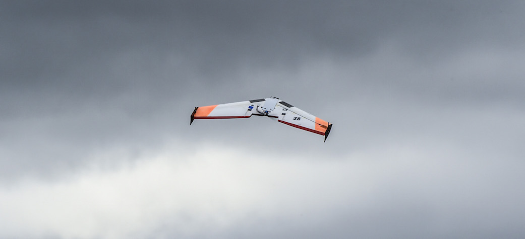 Zephyr aircraft in gray sky