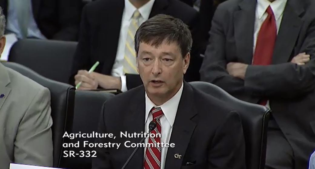 Gary McMurray testifying before the Senate Committee on Agricultural, Nutrition and Forestry 