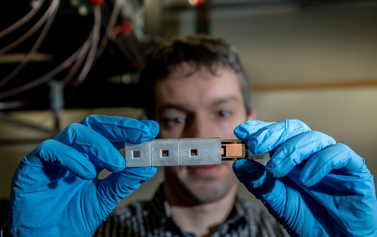 Georgia-Tech-Research-Institute-Research-Scientist-Robert-Wyllie-holds-a-3D-printed-enclosure 