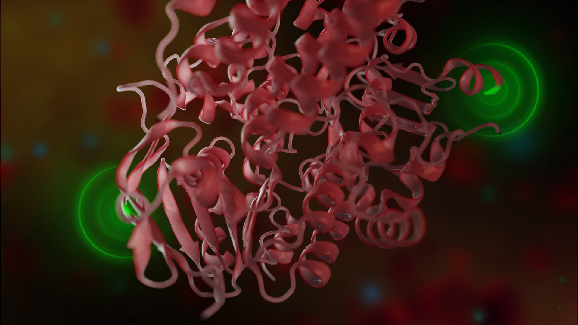 Molecular diagram showing binding affinity