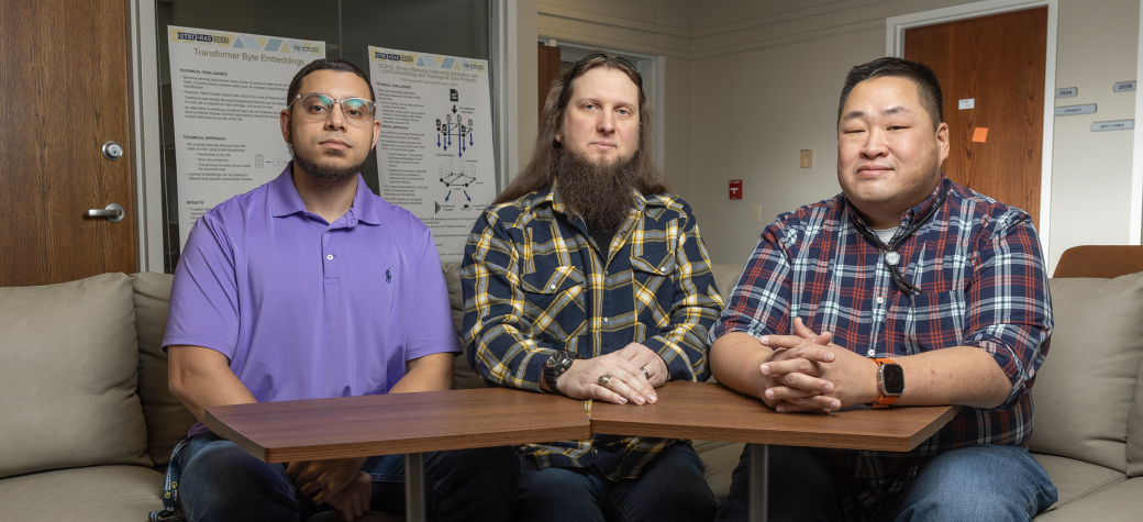 GTRI Researchers, Justin Hsu, Drew Petry, Garrett Brown